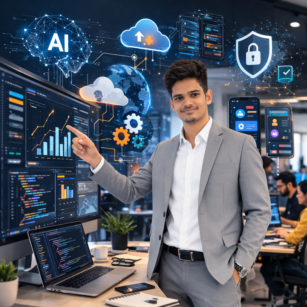 Our web development team working